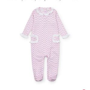 Lila and Hayes Lucy Romper Pretty Pink Bows